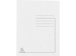 Exacompta 39982E Schnellhefter - A4, 350 Blatt, Colorspan-Karton, 355 G/Qm, Weiß