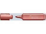 FABER-CASTELL 154673 Evidenziatore Tl 46 Metallic - Rosso