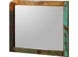MASSIVMOEBEL24 | Sixties #115 Specchio In Legno Riciclato - Laccato / Multicolore 100X80
