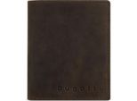 Bugatti Portafoglio Luca Flap Upright Wallet Brown Marrone