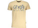 Cavalli Class Maglietta Beige Con Logo : Taglia - 2XL Taglia: 2XL