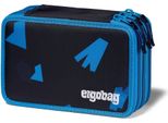 Ergobag Astuccio Per Matite Maxi Pencil Case VerfolgbäRjagd Blu Scuro