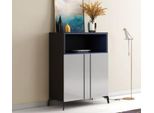 Cassettiera Di Design Credenza Mobile Basso Scaffale Lusso Soggiorno Legno Nuovo