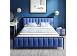 Letto Classico Letto Matrimoniale Letto 2X Comodini Legno Design Letti Nuovo Set 3 Pezzi
