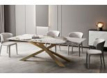 Design Tavoli Soggiorno Sala Da Pranzo 180X90Cm Mobili Tavolo Tavolo Da Pranzo Acciaio Inox X Gambe