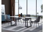 Gruppo Sala Da Pranzo Design Tavolo + 4 Sedie Seduta Imbottitura Set Tavoli Poltrona