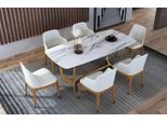 Tavolo Da Pranzo Set Di Sedie Set Di 6 Sedie Tavolo Da Pranzo Tavoli Tavoli Sala Da Pranzo Set Di Metallo