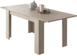 Dmora Tavolo Allungabile Marene 200X90X75H Cm Marrone Olmo, Allungabile Meccanismo Estensione Allunga Centrale