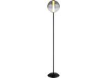 Globo Lighting Stehlampe "Lacy", Schwarz Matt, Ø 25Cm H: 152Cm, 1 Stk., Leuchten, Stehlampe Wohnzimmer Schlafzimmer Flur Design-Leuchte, Stehlampe