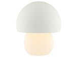 Brilliant LED Tischleuchte "Dupis", Weiß, Ø 20Cm H: 23,8Cm, 1 Stk., Leuchten, LED Akku-Pilzleuchte, Wireless Charging, 24Cm, 230Lm, 2700K, Dimmbar, LED Tischleuchte