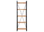 Syfax™ Libreria A 5 Ripiani 60X30X180 Cm In Legno Massello Di Acacia