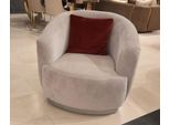 Poltrona Lounge A Un Posto, Poltrona Di Design, Poltrona Con Rivestimento Tessile