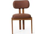 Sedia Da Sala Da Pranzo Marrone Sedia Imbottita Di Design Senza Braccioli