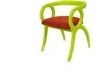 Sedia Da Pranzo Bianco-Marrone Sedia Imbottita Di Design Sedia Moderna Monoposto