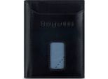 Bugatti Portafoglio Secure Slim Special Zip Mini Wallet Black Nero