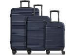 Redolz Carrello Essentials 16 Trolley-Set 3 -Pezzi Dark Blue Blu Scuro