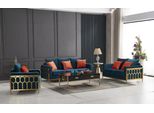 Set Di Divani 3+2+1 Posti Design Divani Imbottiti Divani In Pelle Relax Lusso Nuovo
