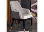 Sedia Di Design Poltrona Sedie Imbottite 1X Poltrona Soggiorno Sala Da Pranzo Pelle Nuovo