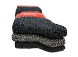 3 Paia Di Calze Da Lavoratore Calze Di Lana Da Lavoro A Maglia, 3 Paia, Grigio, D.Grey, Blu/43-46