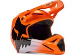 Casco Da Motocross Fox V1 Shield Per Ragazzi, Arancione, Y/S (49/51)