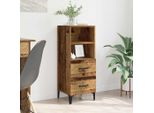 Maison Exclusive - Credenza In Legno Antico 34 X 34,5 X 90 Cm Materiale Ligneo