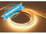 Uqs-Cob-8W-Ww-Wp-12V-5M: Striscia Led Cob Professionale, 8W 320 Chip/M, Cri >90, 12V, Bianco Caldo 3000K, IP65, 5M
