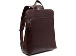 The Chesterfield Brand Zaino Con Scomparto Per Laptop Fornella Backpack Brown Marrone Scuro