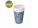Koziol Thermobecher Iso To Go Love Letter, Isolierbecher, Kunststoff, Nature Night Blue, 400 Ml, 8008709