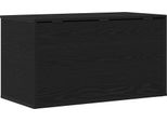 Syfax™ Scatola Di Stoccaggio Rovere Nero 84 X 42 X 46 Cm
