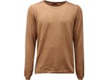 1616AG Maglione Uomo Imperial Camel Color Wool Blend Sweater Man