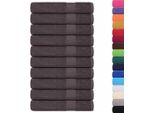 Vidaxl Asciugamani 25 Pz. Antracite 100X200 Cm 360 G/M² 100% Cotone
