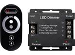 Interruttore Dimmer, Dc 12V-24V 18A Pwm Led Striscia Dimmer Con Telecomando A Scorrimento Dimmerabile, Regolare La Luminosità Interruttore Della Luce Dimmer
