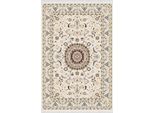 Tappeto Di Copertura Del Pavimento Tappeto D'arte Orientale A Pelo Corto Vintage Beige Blu 160X230