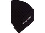 Tommy Jeans - Cuffia Uomo A Costine Con Ricamo Lineare - Misura One Size