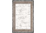 Tappeti Orientali Di Design Astratti Da Salotto Marrone 160X230Cm