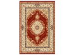 Tappeto Arte Orientale Pelo Corto Vintage Tappeto Soggiorno Rosso 150X233