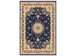 Tappeto Art Tappeto A Pelo Corto Con Bordo Orientale Blu Beige 150X233