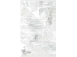 Tappeto Motivo Geometrico A Pelo Corto Tappeto Da Salotto Grigio Moderno 160 X 230 Cm