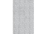 Tappeto Da Salotto Con Motivo Geometrico Astratto A Pelo Corto Grigio