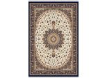 Tappeto Arte Orientale Vintage A Pelo Corto Soggiorno Blu Beige