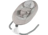Babyschaukel - Elektrische Schaukel - Alter 0–18 Monate - 4 Schaukelstufen - Timer 8/15/30/60 Min - MP3-Player - Moskitonetz - Max 18 kg - Grau
