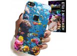 Custodia Per Huawei P10 Lite - Barriera Corallina, Pesci Colorati E Mondo Sottomarino