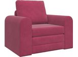 Vidaxl Divano Letto Rosso Vino 98 X 71 X 83 Cm Velluto