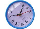 Inf Movimento Orologio Al Quarzo Con Numeri Romani E Cornice Blu - HR1688