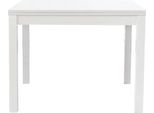 Milanihome.It - Tavolo Da Pranzo Moderno Di Design Apribile A Libro Bianco Frassinato Cm 90X90/180 Per Interno Sala Da Pranzodi Colorebianco