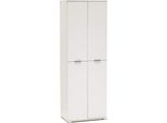 Milanihome.It - Armadio 4 Ante Per Soggiorno Cucina Bagno Fatto In Italia Cm 60X38X174 Hdi Colorebianco