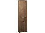 Milanihome.It - Armadio Con 3 Ante E Un Cassetto Per Soggiorno Cucina Bagno Fatto In Italia Cm 45X38X174 Hdi Coloremarrone
