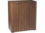 Milanihome.It - Armadietto Con 2 Ante Per Soggiorno Cucina Bagno Fatto In Italia Cm 75X38X85 Hdi Coloremarrone
