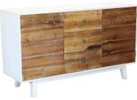 Milanihome.It - Madia A Due Ante In Legno Di Design Moderno Per Salotto Cucina Sala Da Pranzo Cm 142X45X83 Hdi Colorebianco