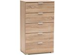 Milanihome.It - Cassettiera Per Soggiorno Cucina Bagno Fatto In Italia Cm 60X38X103 Hdi Coloremarrone Chiaro